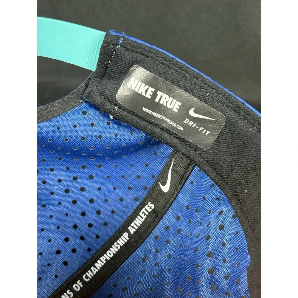 Nike KD Hat Cap Snap Back One Size Blue Teal Orange Kevin Durant Dri-FIT Mens